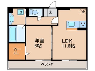 セジュールあすかの物件間取画像